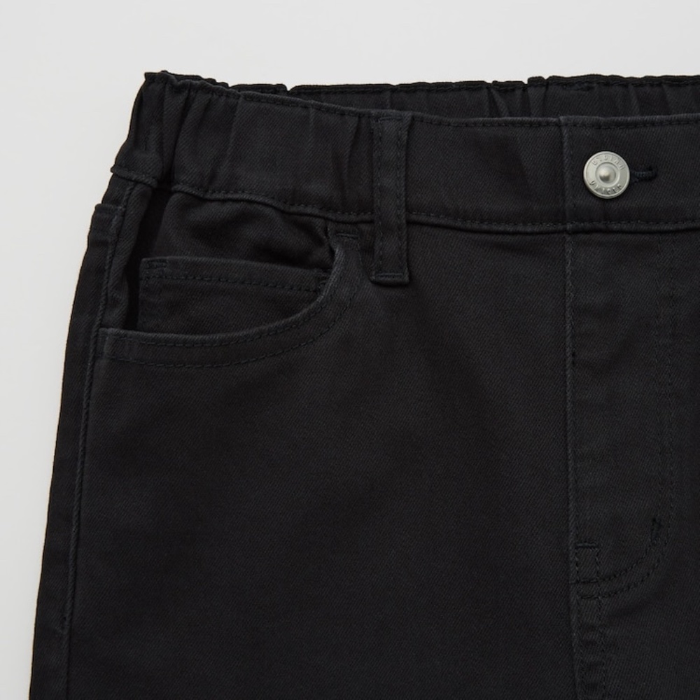 NWT Kids Uniqlo Ultra Stretch Pull-On Slim-Fit Jeans - Picture 2 of 7